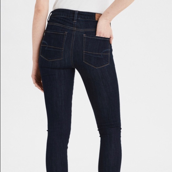 American Eagle Dark Wash Skinny Jean - Picture 2 of 4